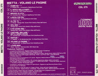 Mietta: Volano Le Pagine
