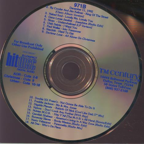 HitDisc 971B Promo w/ Back Artwork