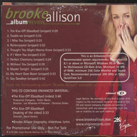 Brooke Allison: Album Preview Promo
