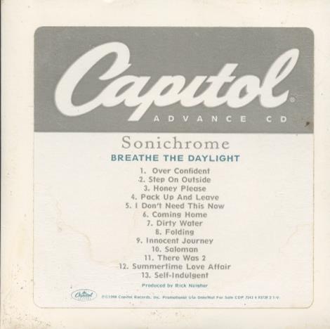 Sonichrome: Breathe The Daylight Advance Promo