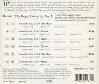 Handel: The Organ Concertos Vol. 1