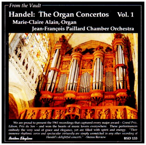 Handel: The Organ Concertos Vol. 1