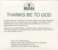 RHEMA Bible Church: Thanks Be To God