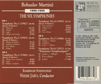 Bohuslav Martinu: The Six Symphonies 3-Disc Set