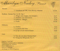 Marilyn Neeley: Plays Brahms, Mozart, Debussy, Liszt