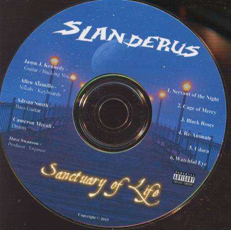 Slanderus: Sanctuary Of Life EP w/ No Artwork