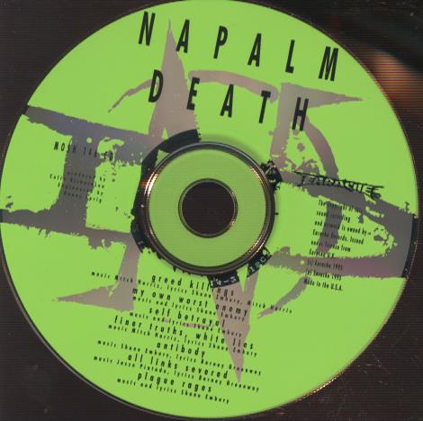 Napalm Death: Greed Killing w/ No Artwork