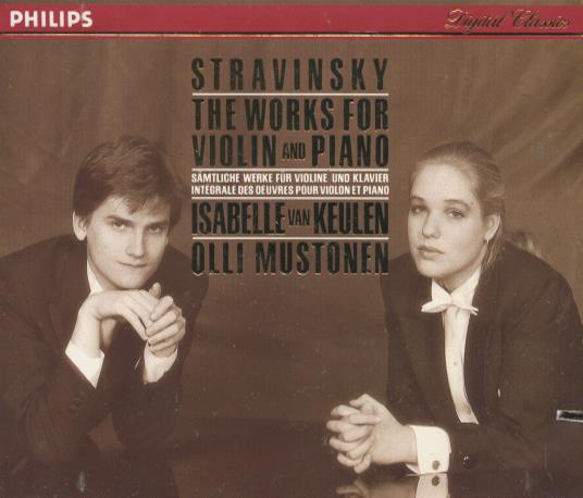 Isabelle Van Keulen / Olli Mustonen: Stravinsky: The Works For Violin And Piano 2-Disc Set w/ Saw Mark