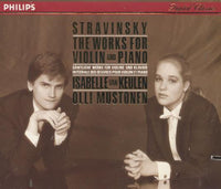 Isabelle Van Keulen / Olli Mustonen: Stravinsky: The Works For Violin And Piano 2-Disc Set w/ Saw Mark