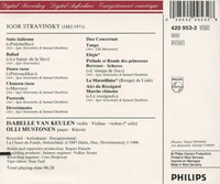 Isabelle Van Keulen / Olli Mustonen: Stravinsky: The Works For Violin And Piano 2-Disc Set w/ Saw Mark