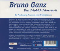 Bruno Ganz: Liest Friedrich Durrenmatt 2-Disc Set - NeverDieMedia