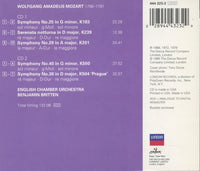 Mozart: Symphonies 25, 29, 38 & 40 2-Disc Set