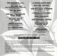 Dr. Dre: The Chronic w/ Front Artwork - NeverDieMedia