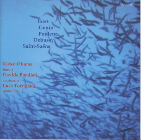 Rieko Okuma / Davide Bandieri / Luca Torrigiani: Debussy, Poulenc, Ibert, Genin, Saint-Saens Signed