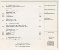 Rieko Okuma / Davide Bandieri / Luca Torrigiani: Debussy, Poulenc, Ibert, Genin, Saint-Saens Signed