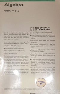 Eduware Algebra Volume 2