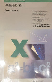 Eduware Algebra Volume 3