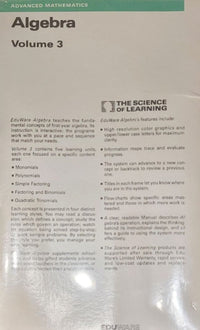 Eduware Algebra Volume 3