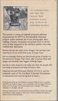 At Journey's End: Life After The Oregon Trail
