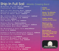 Atlantic Crossing Band: Ship In Full Sail