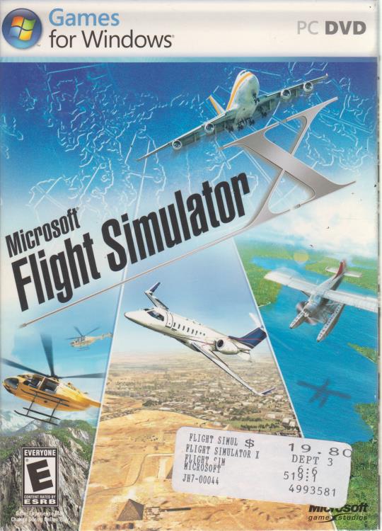 Microsoft Flight Simulator X w/ Manual