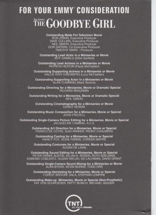 The Goodbye Girl FYC