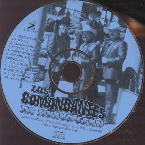 Los Comandantes De Nuevo Leon: Quedate Otro Ratito w/ No Artwork