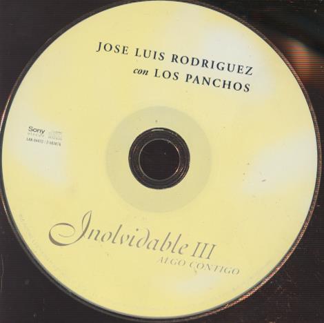 Jose Luis Rodriguez Con Trio Los Panchos: Algo Contigo w/ No Artwork
