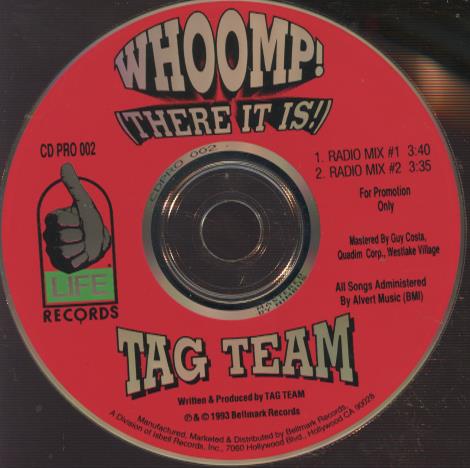 Tag Team: Whoomp! (There It Is!) Promo w/ No Artwork
