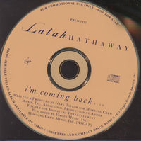 Lalah Hathaway: I'm Coming Back Promo w/ Back Artwork
