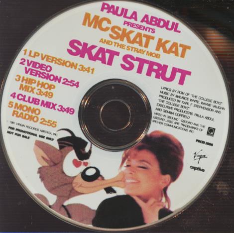 M.C. Skat Kat: Skat Strut Promo w/ Back Artwork