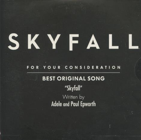 Adele: Skyfall: Best Original Song FYC Promo