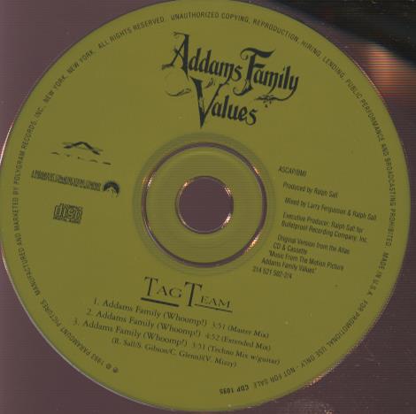 Tag Team: Addams Family Values Promo w/ No Artwork