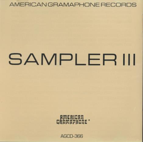 American Gramaphone: Sampler III