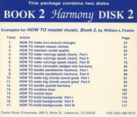 How To Master Music: Book 2: Harmony 2-Disc Set