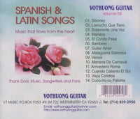 Vothuong Guitar: Spanish & Latin Songs Vol. 58