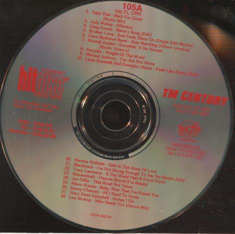 HitDisc 105A Promo w/ Back Artwork