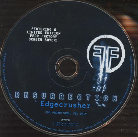 Fear Factory: Resurrection Promo w/ No Artwork