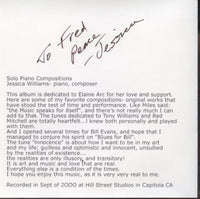 Jessica Williams: Solo Piano Compositions Signed