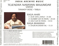 Tejendra Narayan Majumdar: Sarod: Raga Ahiri