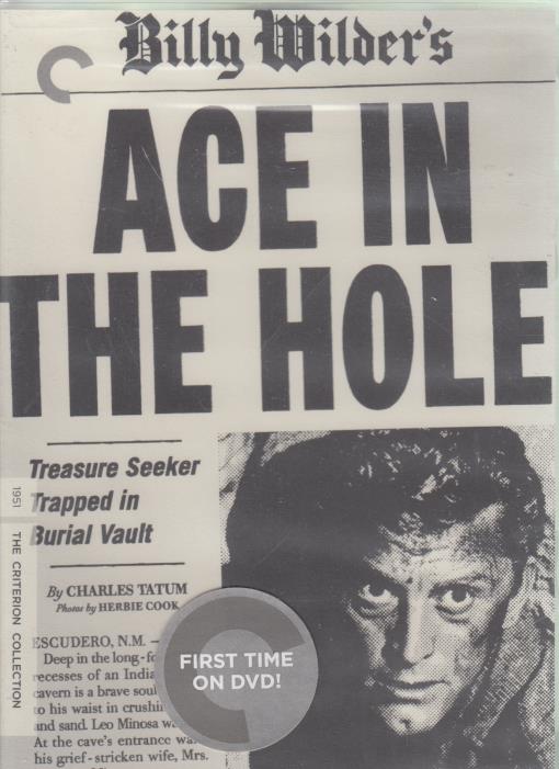 Ace In The Hole The Criterion Collection 2-Disc Set w/ Booklet