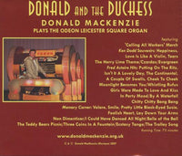 Donald MacKenzie: Donald And The Duchess
