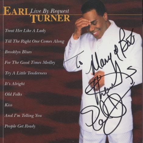 Earl Turner: Live By Request Signed