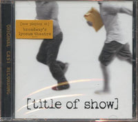 Title Of Show: Original Cast Recording w/ Hype Sticker