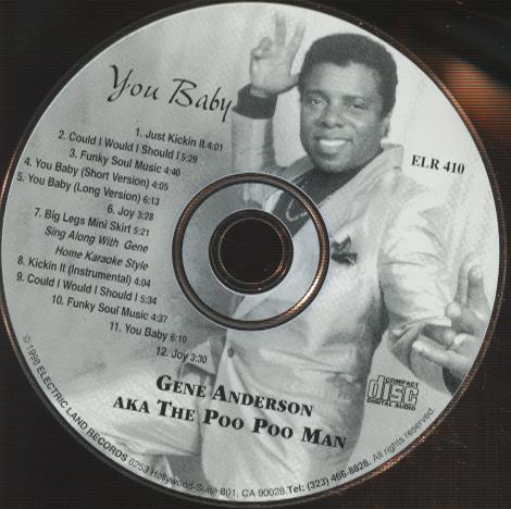 Gene Anderson Aka The Poo Poo Man: You Baby w/ No Artwork
