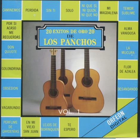 Los Panchos: 20 Exitos De Oro 20 Vol. 1