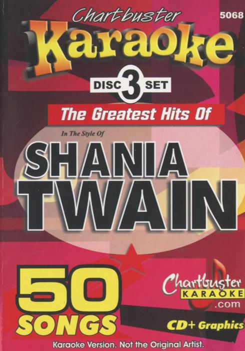Chartbuster Karaoke: The Greatest Hits Of Shania Twain 3-Disc Set
