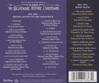 Tim Burton's The Nightmare Before Christmas: Original Motion Picture Soundtrack Lenticular Cover 2-Disc Set