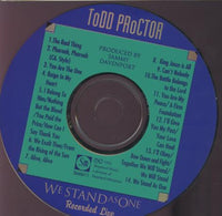 Todd Proctor: We Stand As One w/ Front Artwork