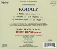 Natalie Clein & Julius Drake: Kodaly